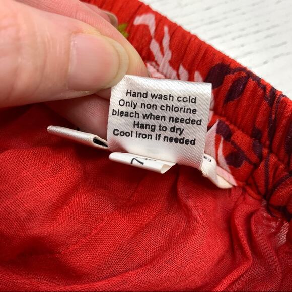 TravelSmith boho crinkle broom tiered maxi skirt - Picture 13 of 13